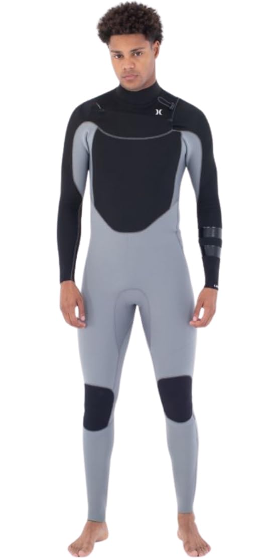 Hurley Advant 2025 - Traje de neopreno para hombre con cremallera en el pecho de 3/2 mm, mineral de hierro