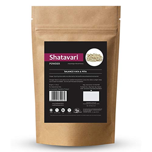 Herb Essential Pure Shatavari Asparagus Racemosus Powder – 50 g Herb Essential Pure Shatavari Asparagus Racemosus Powder – 50 g