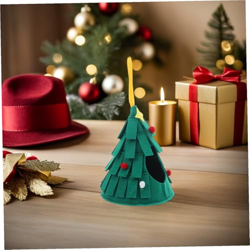 Cage à oiseaux perroquet de Noël et cachette de hamster Kombiuda verte