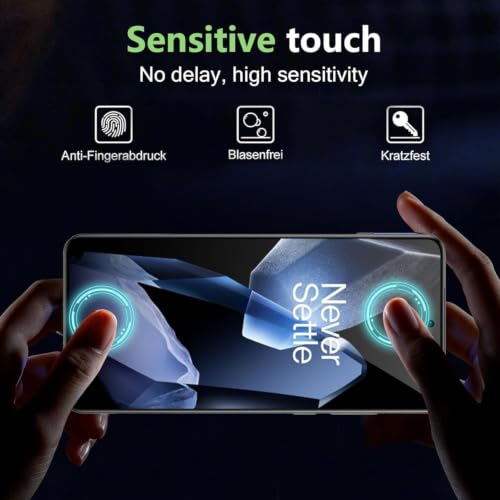 Image of Uyiton 2 Pack Screen Protector for OnePlus 13 (6.82-inch Curved Display) | HD Clear Flexible Film | Bubble-Free Easy Installation | Scratch Resistant | Case Friendly