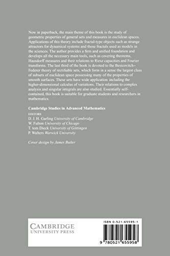 Geometry of Sets and Measures in Euclidean Spaces: Fractals and Rectifiability: 44