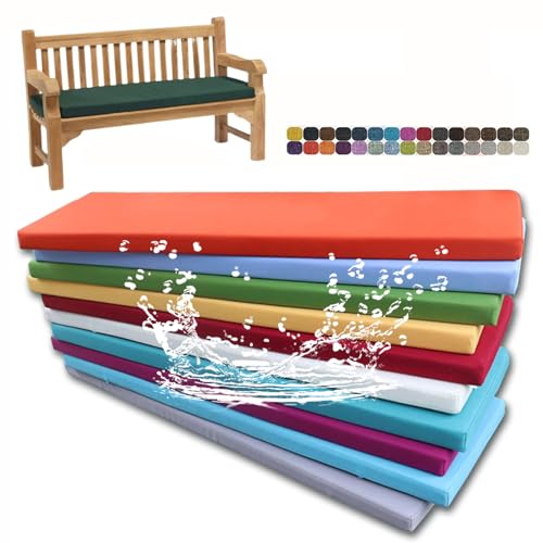 Generico Cuscino per Seduta Cuscino per Divano Impermeabile per Esterni, Cuscino per Panca Copri Panca Su Misura, Rimovibile Antiscivolo Cuscino per Seduta per Mobili Da Terrazza,Custom,Size