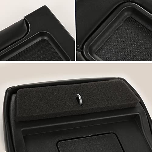 Pit66 Center Console Armrest Kit, Compatible With 99-05 Silverado Avalanche Suburban Tahoe Sierra Yukon Black #TOP1