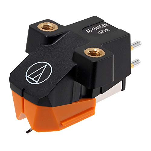audio-technica at-vm95en dual moving magnet turntable cartridge orange