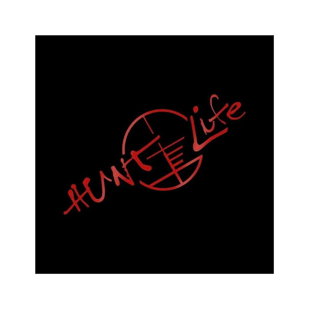 Bertdcx Red Auto Accessory Car Creative Hunt Life Vinyl Decal Reflective Sticker Window Windshield Bumper Hood(Red)