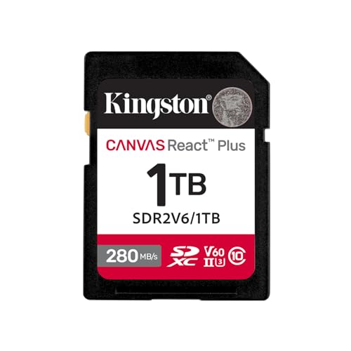 Amazon | キングストン SDXCカード 1TB 最大280MB/s UHS-II V60 4K