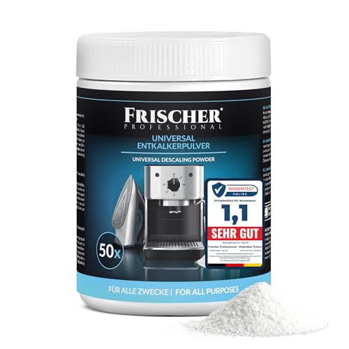 Universal Entkalker - Pulver für Haushaltsgeräte | 900 g | 50 x Reinigungen für effektive Entkalkung | Geeignet für Kaffeemaschinen - Bügeleisen - Wasserkocher uvm…