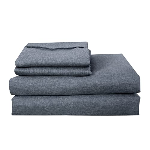 Ramesses Sheets For Queen Size Bed, Lightweight And Wrinkle-Free Sheet Set For All Season, Cationic Dyed Brushed Polyester Sheets (Navy, Queen) #TOP2