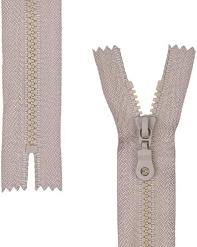 Niedzielny zamek błyskawiczny, 2 sztuki, długość szyny 20 cm, ciemnoniebieski, 3 rozmiary zamków błyskawicznych, szerokość szyny 4,5 mm, szerokość paska 30 mm, zapasowy zamek błyskawiczny z tworzywa