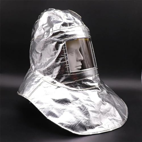 Capucha de papel de aluminio antitérmica para casco de soldar 3