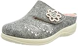 PU-Sohle Flyflot Damen 863981 Hausschuh, Grey, 42 EU