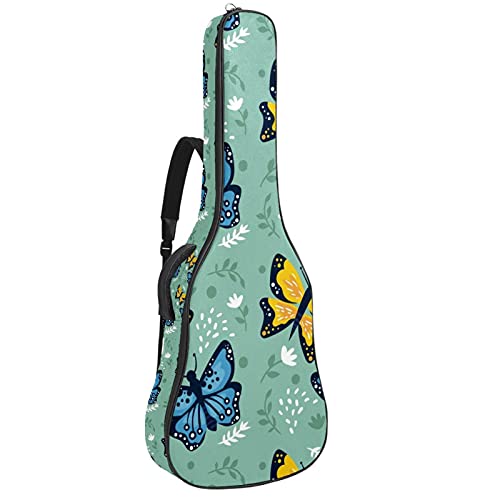 Housse guitare basse imperméable transport étui acoustique classique fermeture éclair