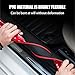 4PCS Car Door Sill Protector for Hyundai i10/Grand i10 LA BA PA 2008-2025 Car Door Edge Guards Welcome Pedal Protection Wrap Scratch Protection,Black