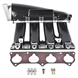 CR1849 Engines Ultra Street Intake Manifold with Gasket Replacement for Honda Civic Si EP3 2002-2005 Accord 2003-2007 Acura RSX 2002-2006 K-Series K20A K20A2 K20A3 K20Z1 K24A1 Aluminum Black Mustrod