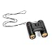 Ohuhu Lightweight Durable Adjustable Mini 8x21 Folding Zoom Binoculars with Black Carry Bag and Clean Cloth