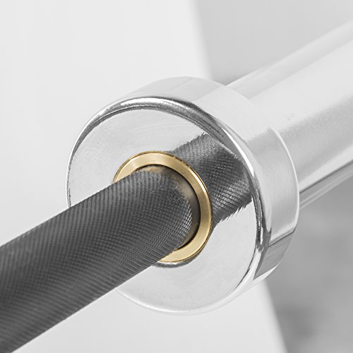 Xmark Lumberjack Weight Bar, 7’ Olympic Bar, Barbell Bar, Strength Training Bar, Weightlifting Bar, Olympic Barbell, Use With 2” Olympic Weight Plates, Perfect For Home Gyms #TOP4