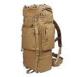 100L Outdoor Bergsteigen Rucksack 900D Oxford Männer Reiserucksack wasserdichte Militär Taschen Taktischer Rucksack, Outdoor, Sport, Wandern, Trekking, Camping, Reisen, Klettern, Camouflage ,Khaki