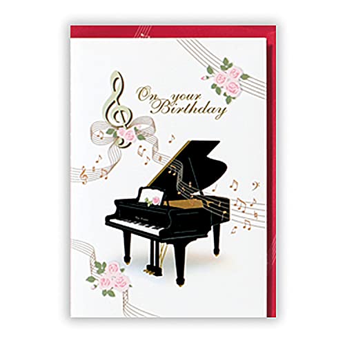 ホールマーク バースデーカード オルゴールカード ピアノ 815226