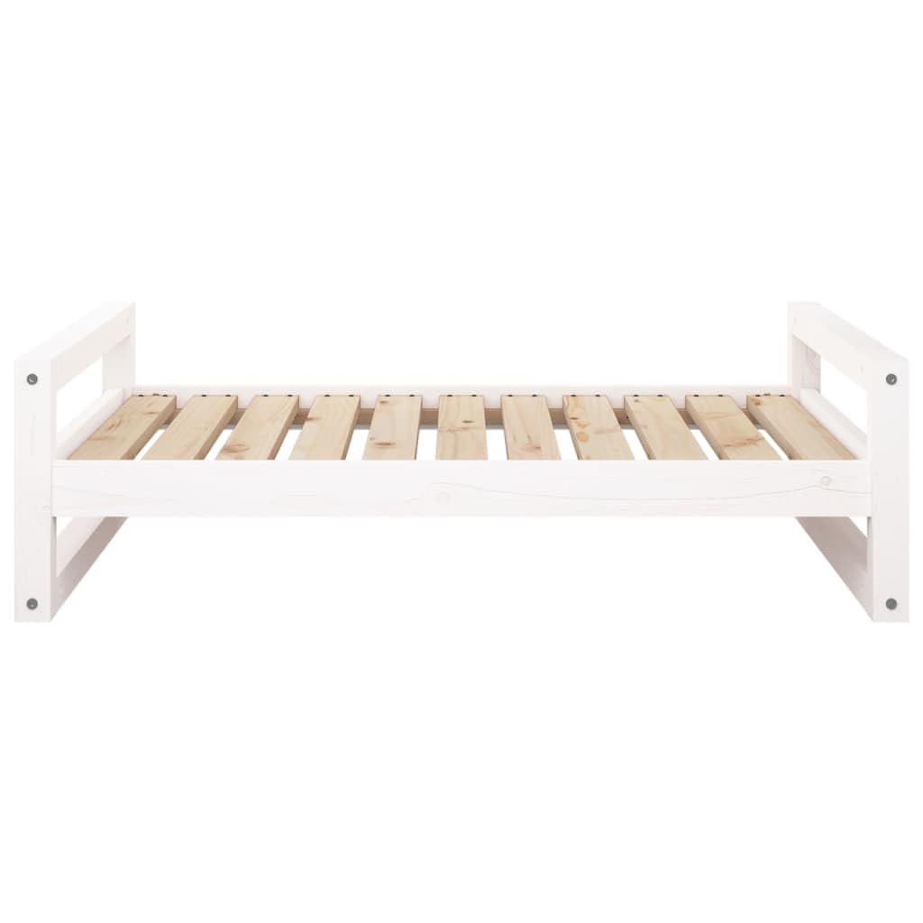vidaXL Cama para Perros Madera Maciza de Pino Blanco Lavable Mascotas Sofá