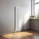 Couleur : blanc ; dimensions : (H x l) 1500 x 292 mm ; nombre de barres : 6 barres