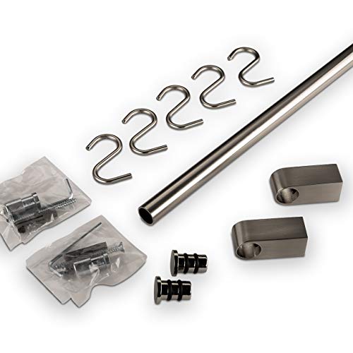 Ensemble de Garde-Corps de Cuisine So-Tech® Finition INOX 1200 mm diamètre de Tuyau 16 mm