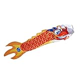 創造的なドラゴンフラグ屋外吹流し鯉鯉のぼり吊り装飾赤