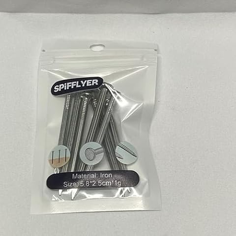 SPIFFLYER Nails,Nickel Plated Hanging Nails, Wall Nails for Picture Hanging, Wood Nails, Wire Nails. Cover
