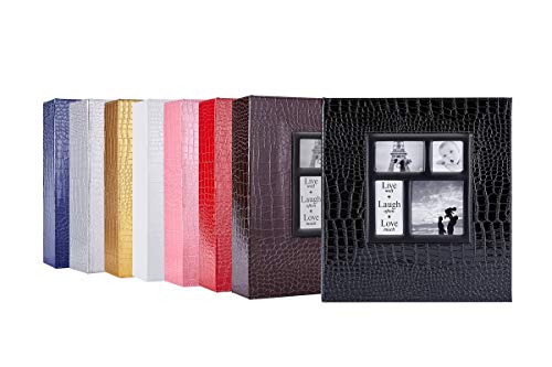 Ywlake Fotoalbum, 10 x 15 cm, 600 Taschen, Krokodilmuster, extra großes Fassungsvermögen, Familienfotoalbum, für 600… – Bild 8