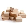 Maple Wood Chunks for Smoking (10 pounds) - Bark-Free, Kiln Dried BBQ Blocks