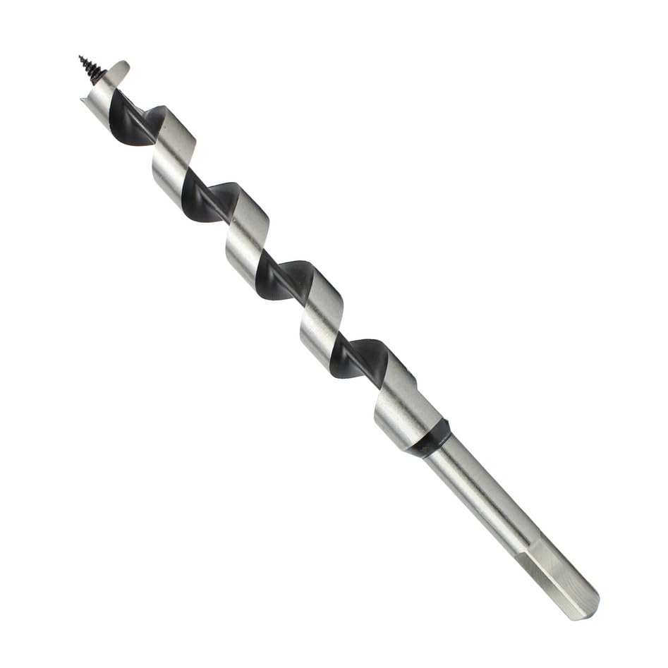 Weischer® - Schlangenbohrer 24 x 230 mm | Holzbohrer Spiralbohrer | 6-Kant-Schaft | Gewindespitze für präzise Bohrung | Weich- & Hartholz | stabiler & bruchfester Bohrer