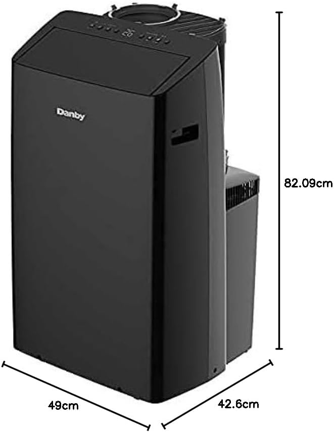Dimensioner på Danby bærbare klimaanlæg