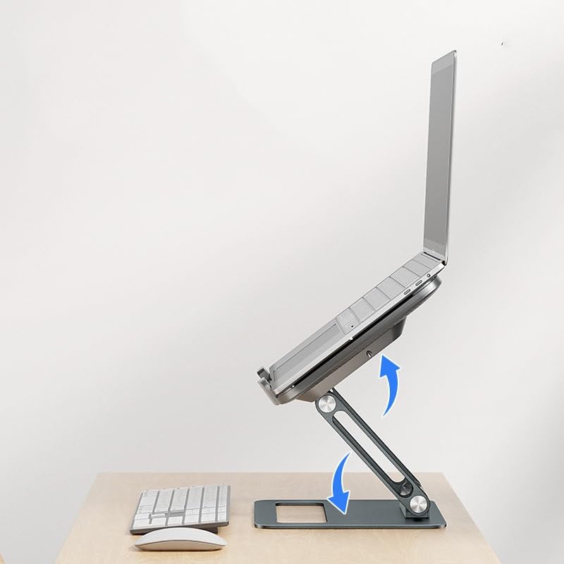 Base para computadora con ventilador y estructura de aluminio miniatura 4