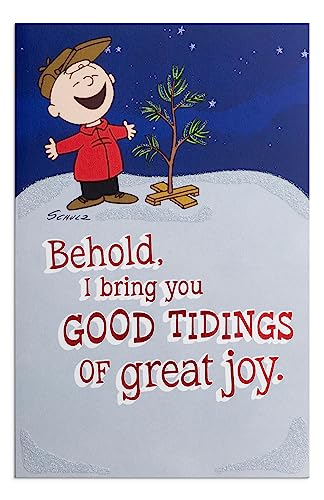 DaySpring - Peanuts Christmas - Good Tidings of Great Joy - 18 Christmas Boxed Cards & Envelopes, KJV - Image 2