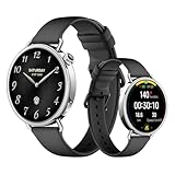 XIAOMI Watch S4 41mm Smartwatch – Edelstahlgehäuse, Ultraleicht, 150+ Sportmodi, präzise Menstruationszyklus-Vorhersage, Sicherheits-Notruffunktion, Fluorkautschuk-Armband Schwarz
