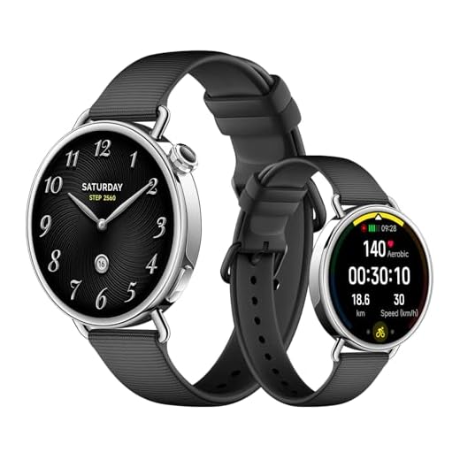 XIAOMI Watch S4 41mm Smartwatch – Edelstahlgehäuse, Ultraleicht, 150+ Sportmodi, präzise Menstruationszyklus-Vorhersage, Sicherheits-Notruffunktion, Fluorkautschuk-Armband Schwarz