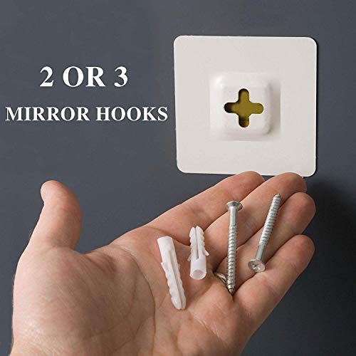 Quality Glass Vertical Shape Frameless Decorative Glass Wall Mirror (12 X 18inch, Silver, Unframed, QGFL 132)