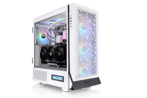 Image of Thermaltake Ceres 500 TG ARGB /White /Win /SPCC /Tempered Glass*1 /C140 ARGB Lite Fan*4 /Brown Box