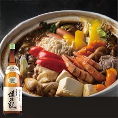 鶏カレー鍋セット&大分むぎ焼酎 二階堂 速津媛1.8L おつまみセット(複数個口で配送)