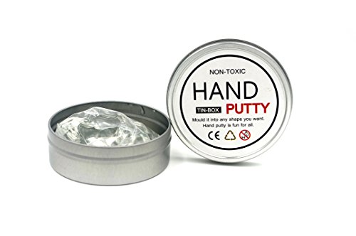 Updated Large Tin Box-Liquid Crystal Putty ,Transparent Clear Stress Reliever Putty
