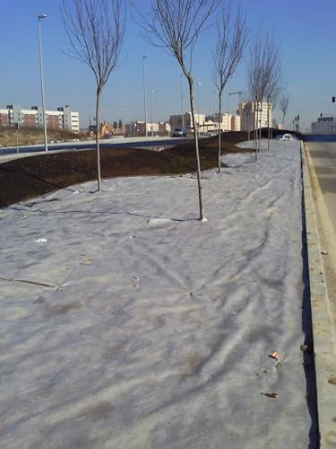 Geocelda estabilizador de Grava Gravilla para Caminos, entradas a garajes, decoración de Exteriores 100% Polipropileno (Geotextile 100% PP 110 gm2 (1x25-25 m2))