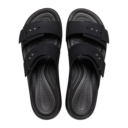 Image of Crocs Women's Brooklyn Buckle Low Wedges