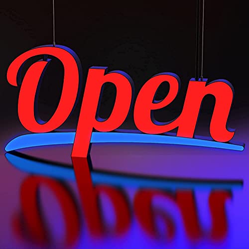 Fog-Abc Led Open Sign 20 * 10 Inch Neon Advertisement Board Electric Display Signs For Business Storefront, Walls, Office, Window, Shop Light, Bar #TOP25
