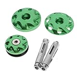 Eloxierte Oberfläche. perfk Aluminiumlegierung Rahmen Verkleidung Bolzen Loch Abdeckkappe Verschlussschrauben Körper Zubehör Für Z1000 Z1000SX Ninja 1000 2011 2016 Grü