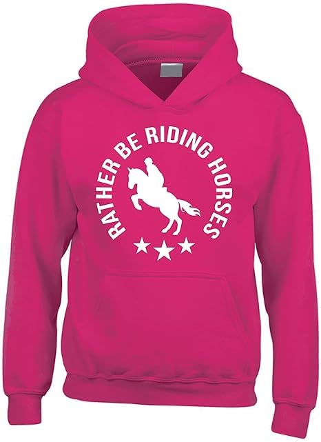 Sweat à capuche fuchsia Edward Sinclair pour l'amour des chevaux
