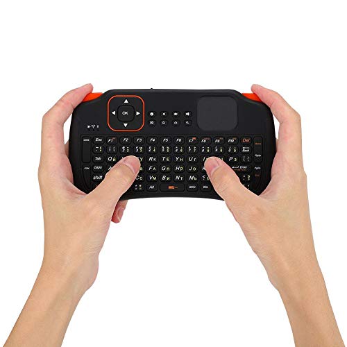Bewinner Mini Wireless Keyboard, 83-Key QWERTY Keyboard Ergonomic Hand-held High-Sensitivity for PC for Android Google TV Box for PS3 HTPC IPTV, Excel
