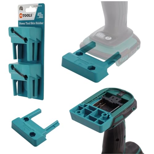 Portautensili per Makita da 18 V | Supporto per avvitatore a batteria | Organizer da officina | Supporto da parete Powertool | Organizzazione per garage, furgoni e officina