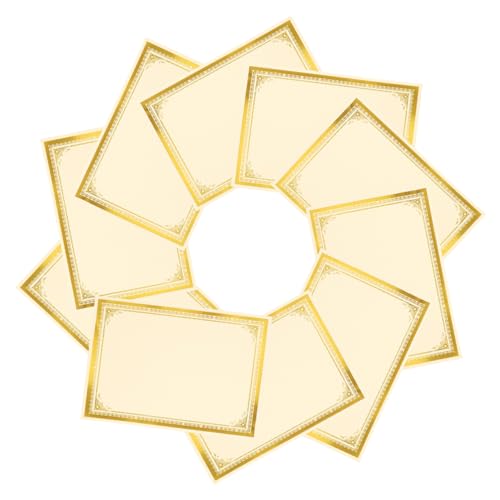 Papier à récompense vierge Healvian texture premium pour distinctions x35