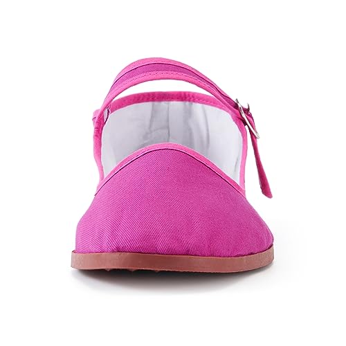 Image of Womens Classic China Flats, Casual China Doll Shoes, Cotton Mary Janes, Chinese Tai Chi Shoes