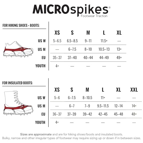 Kahtoola FBA_855333000513 Microspikes Footwear Traction For Winter Trail Hiking & Ice Mountaineering thumb #4