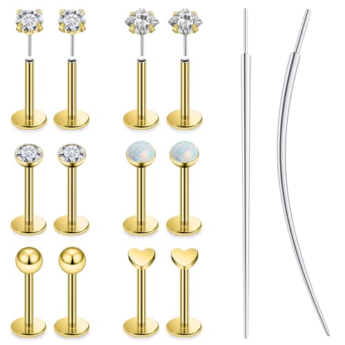 Lsnevsie 20G 18G 16G �X���b�h���X �t���b�g�o�b�N �C�������O �m�[�Y�����O �X�^�b�h �T�[�W�J���X�e�����X�X�`�[�� �I�p�[�� CZ �m�[�Y�����O �X�^�b�h �g���K�X �w���b�N�X �R���N ��C�������O �s�A�X �W���G���[ ���f�B�[�X 